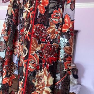 Floral Sheer Scarf